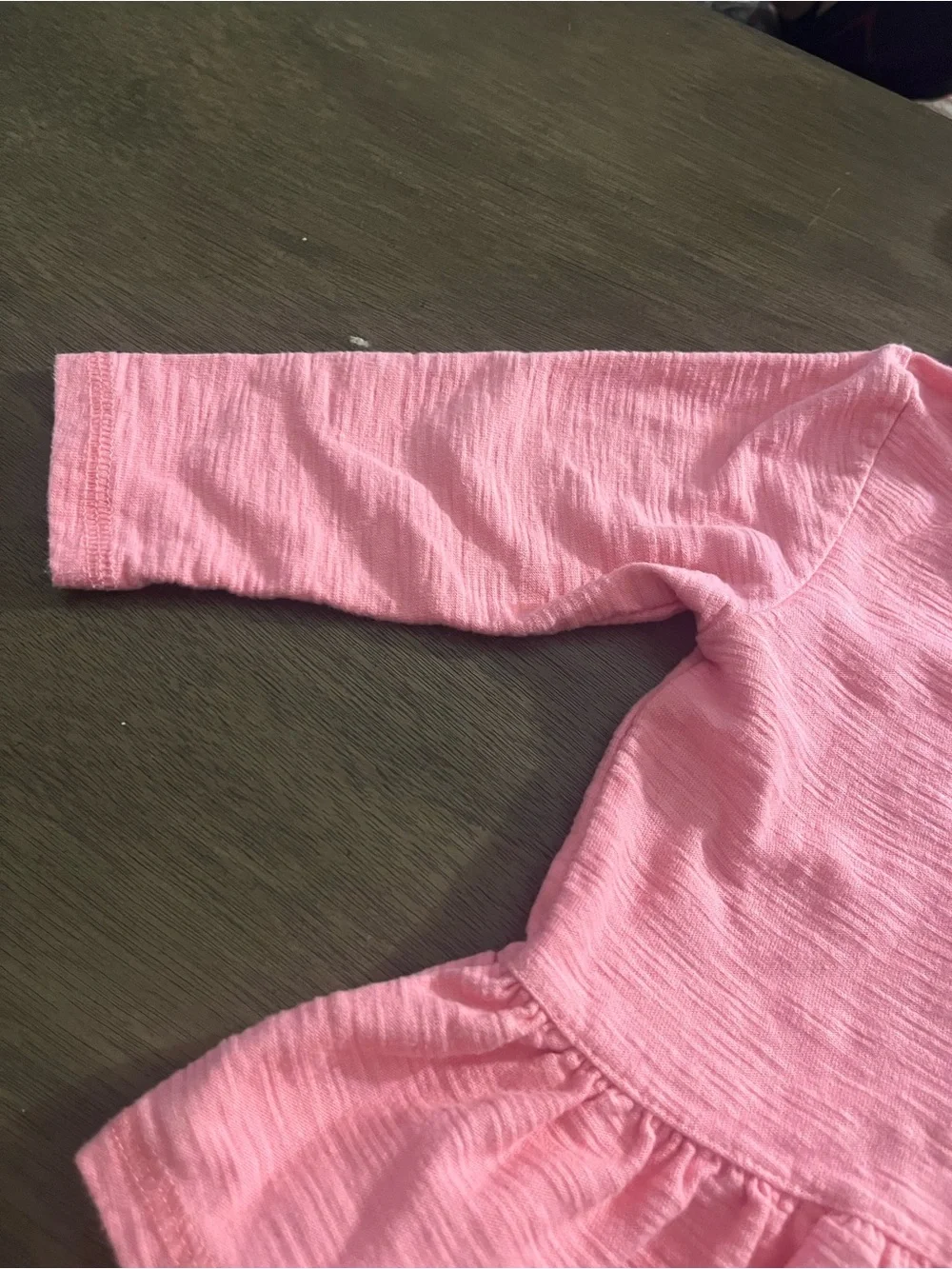 Peanut & Ollie Pink Hooded Ruffle Zip-Up Jacket | Girls 18M | Cotton Blend